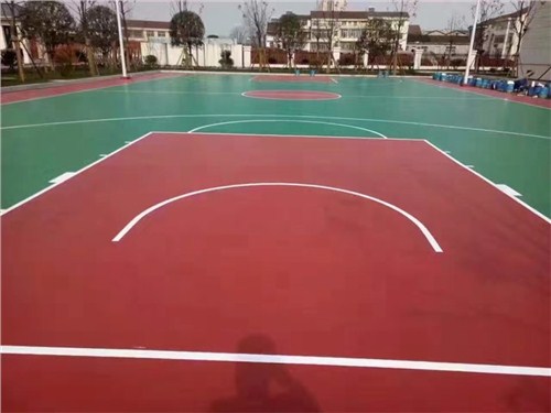 籃球場塑膠地坪施工廠家電話直銷 怡涵供-- 上海怡涵體育設施工程有限公司
