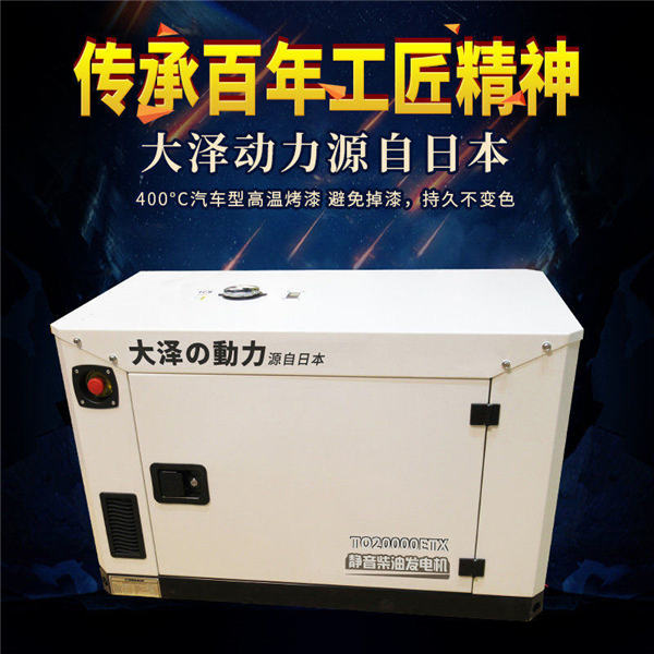 商場用靜音20kw柴油發(fā)電機大澤動力-- 上海豹羅實業(yè)有限公司