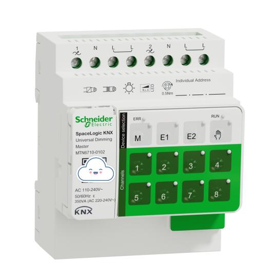 MTN6710-0102KNX2路350W通用調(diào)光模塊施耐德-- 湖北博控智能科技有限公司