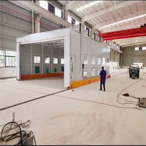 整體移動噴漆房 適應(yīng)不同工件噴漆需
